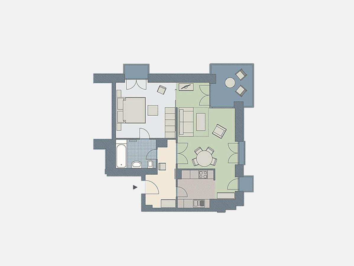 Kaiservillen Heringsdorf - Ferienwohnung Mit 1 Schlafzimmer Und Balkon D214 المظهر الخارجي الصورة